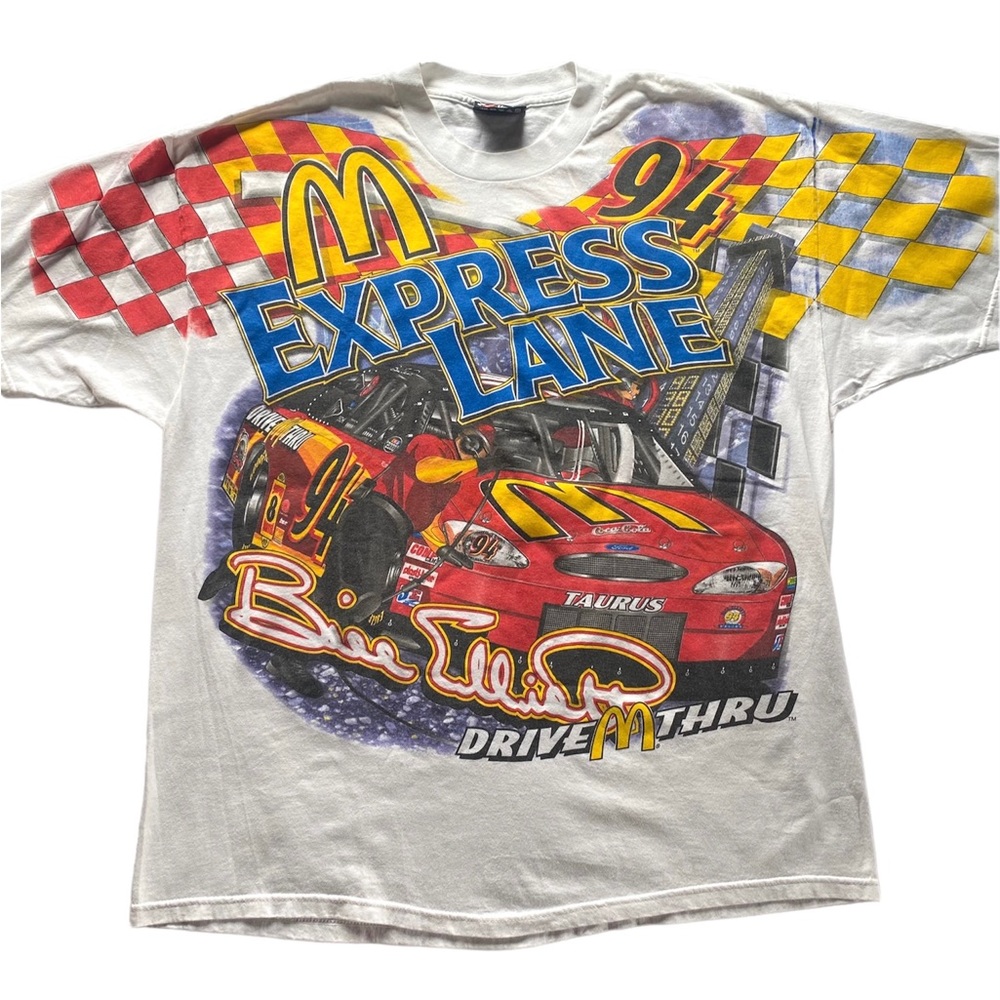 Y2K NASCAR McDonald’s Bill Elliott TShirt